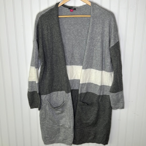 Vince Camuto Color Block Open Cardigan Size Small - Picture 1 of 10